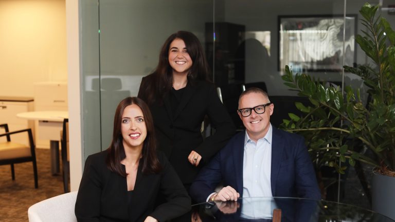 Attorneys Patrick Hanley, Meredith G. Fierro, and Mary E. Lemay